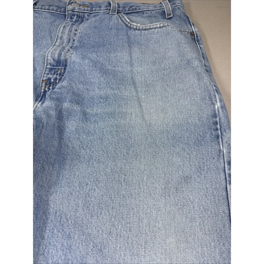 Vintage Levi's 505 Jeans Men's 38X30 Straight Leg Light Wash Denim Y2K 90's